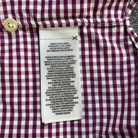 Ralph Lauren Performance Shirt Mens 2XLT Purple Checkered Button Down Preppy - Picture 7 of 10